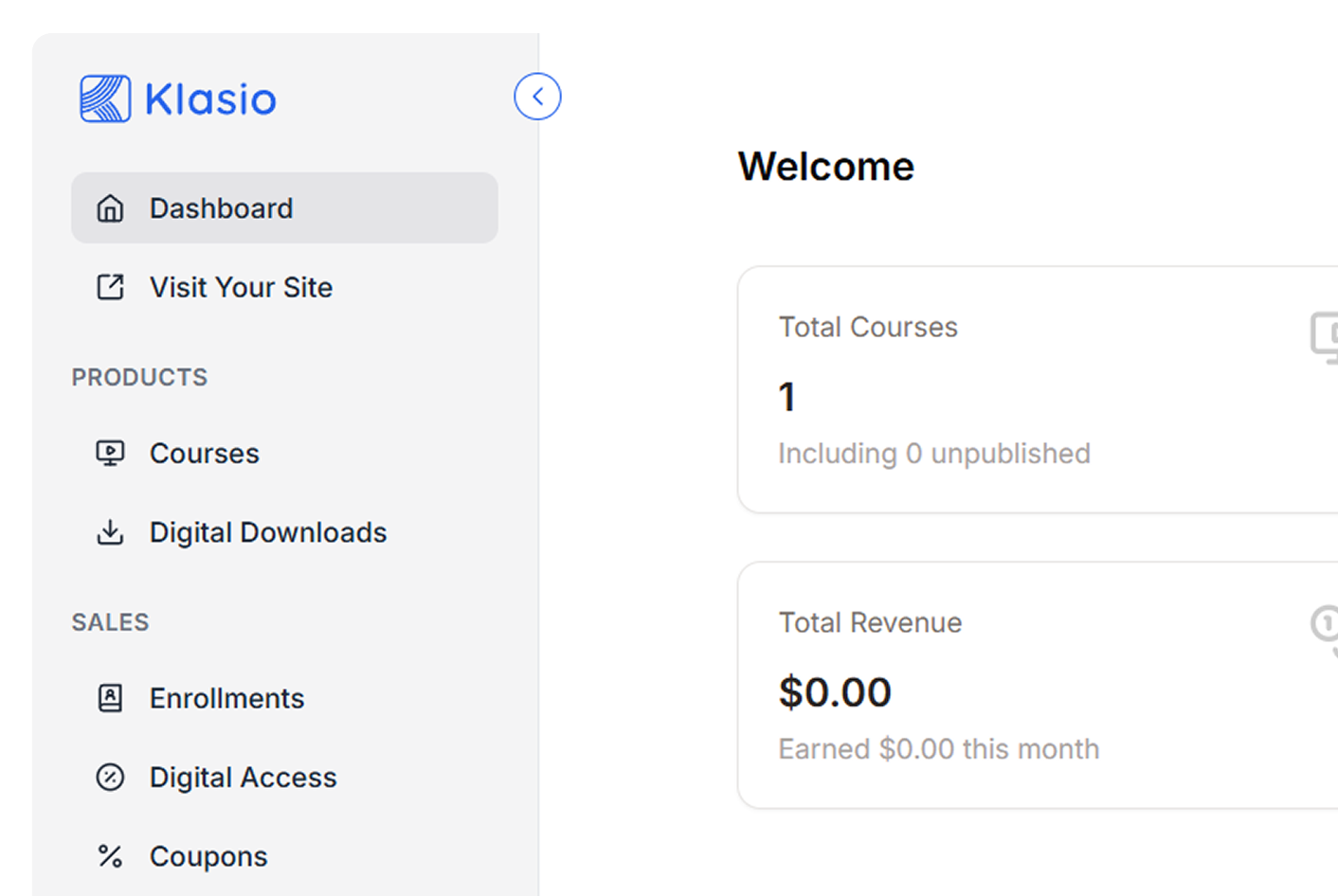 This image is a screenshot of Klasio Zoom integration modal pop up.