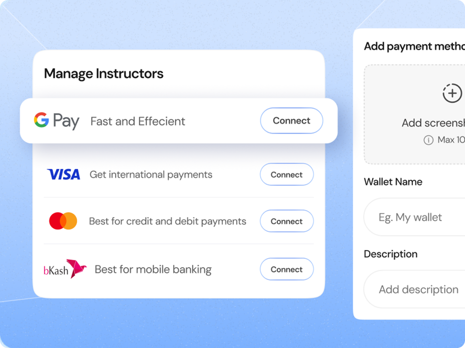 Add manual payment gateways