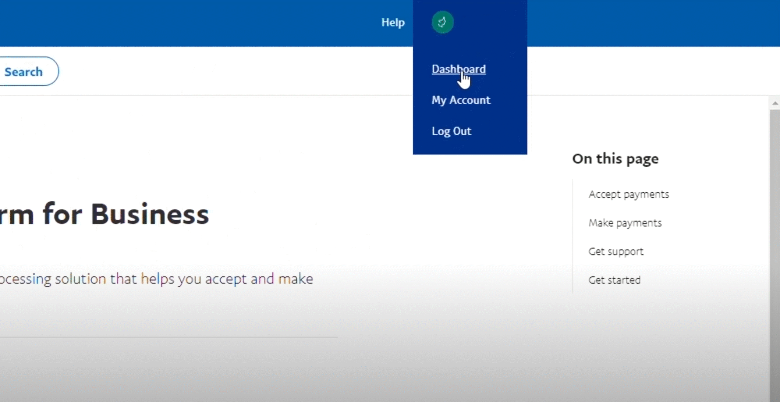 PayPal developer account login dashboard