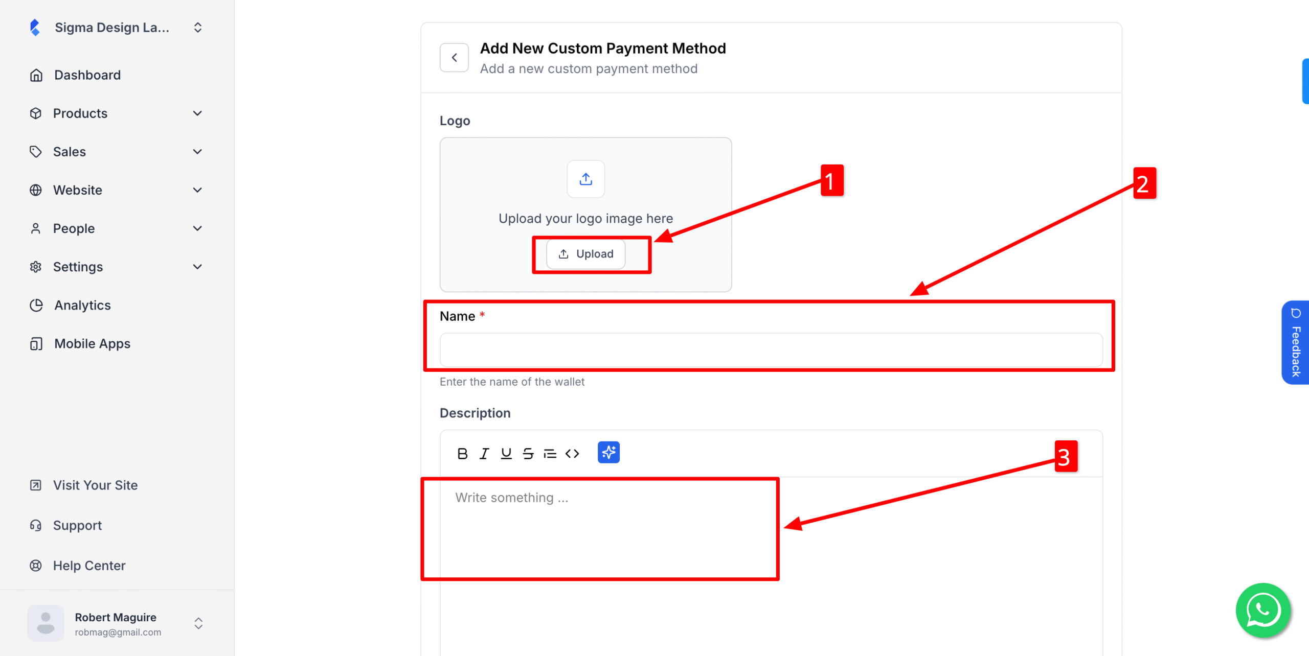 Adding manual payment to Klasio