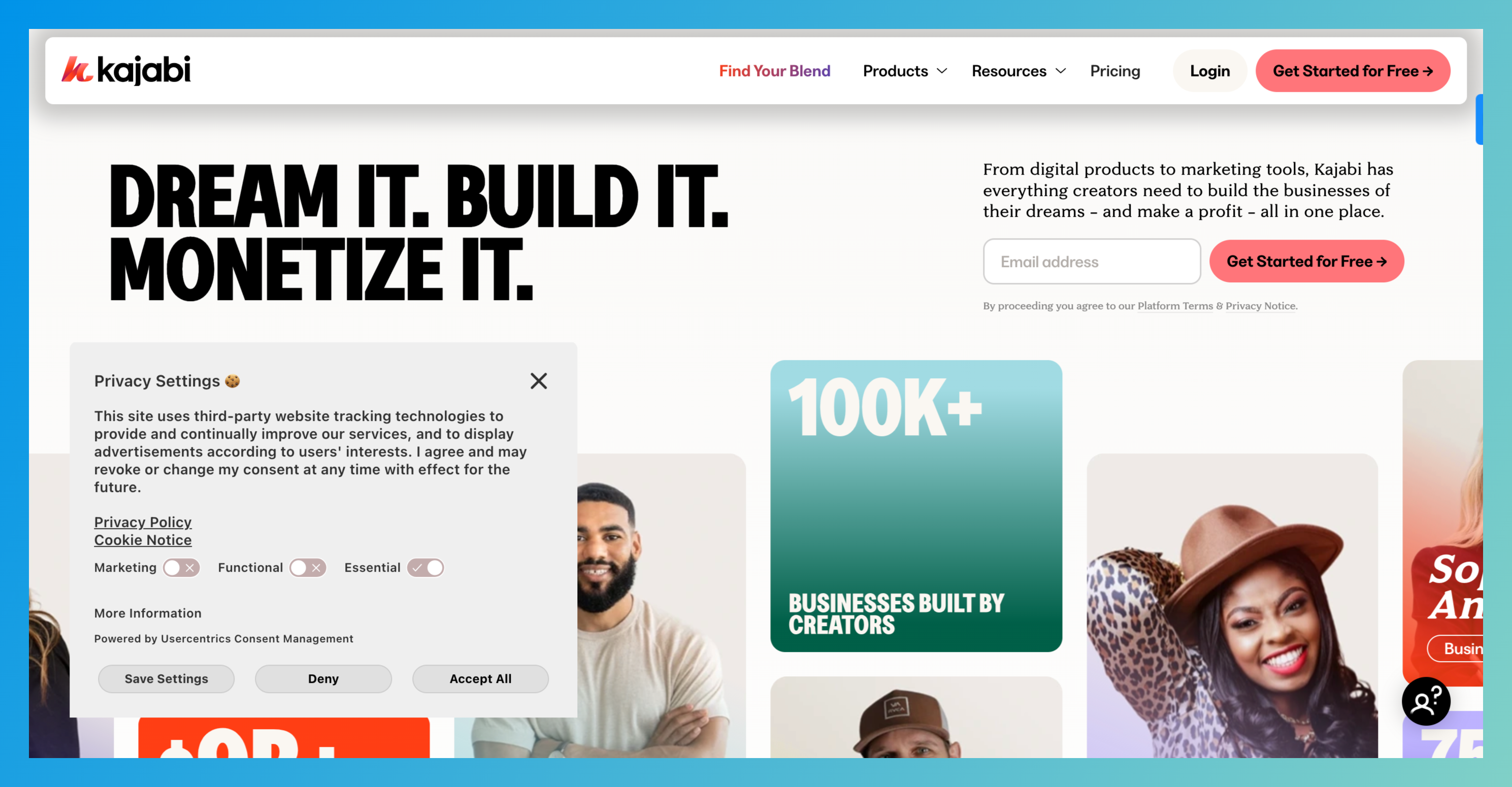 E learning platform tool Kajabi