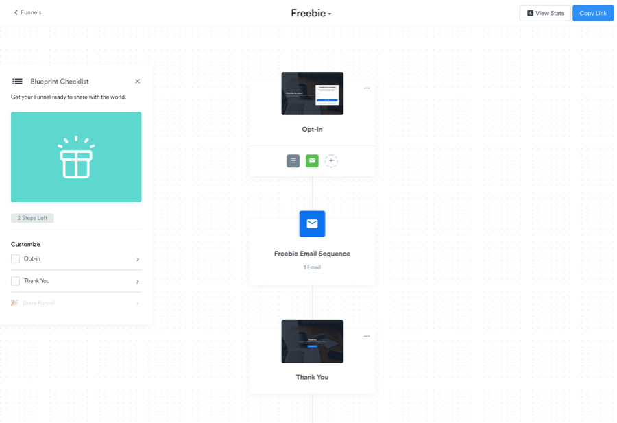 Kajabi funnel builder