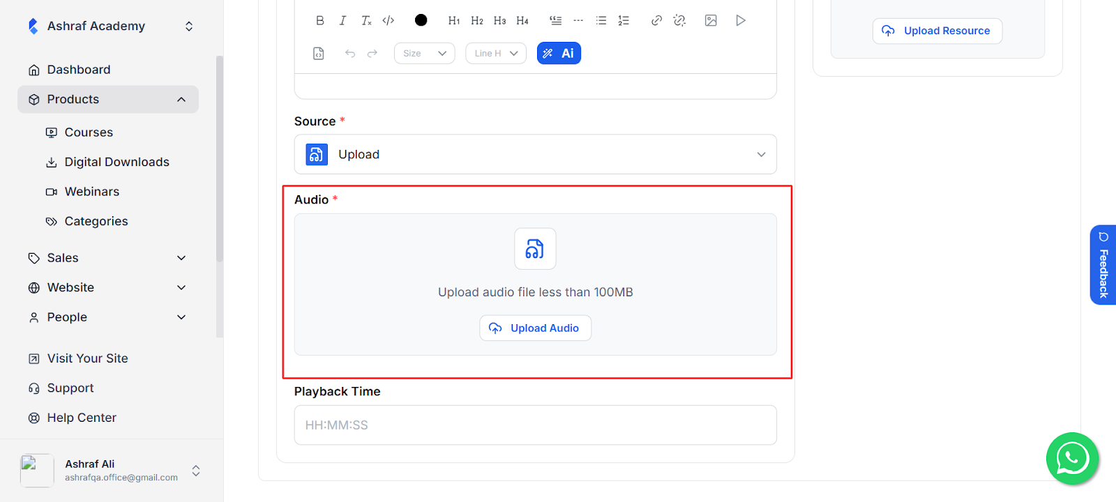 Unrestricted Audio Format Support
