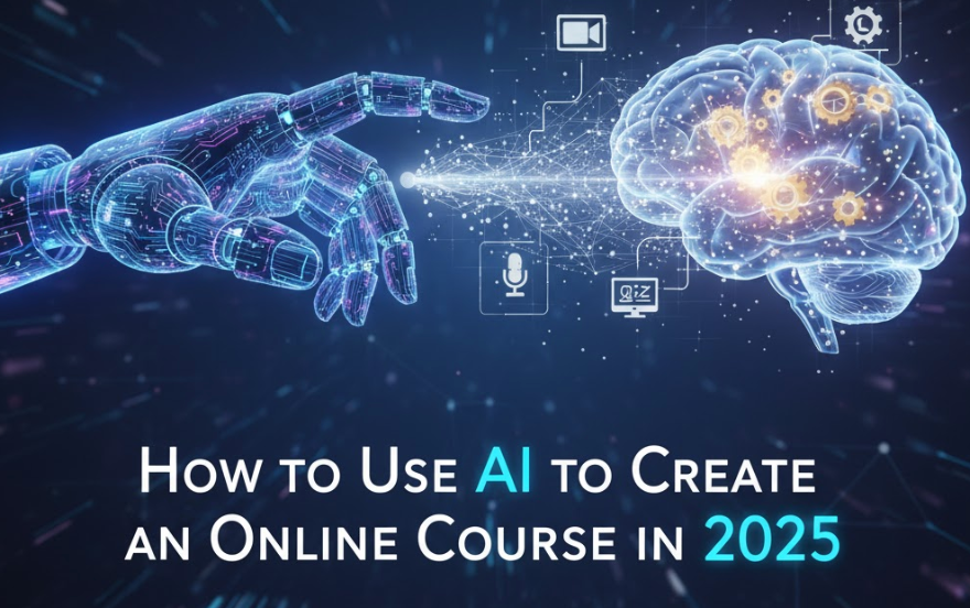 how to use ai to create an online course