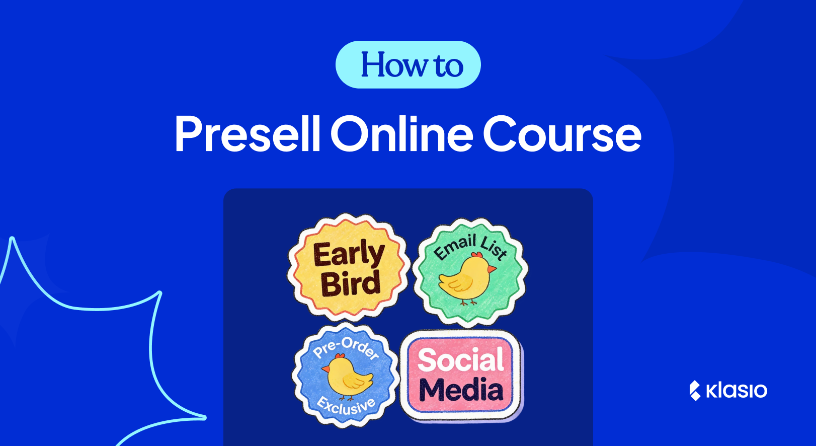 How to Presell Online Course