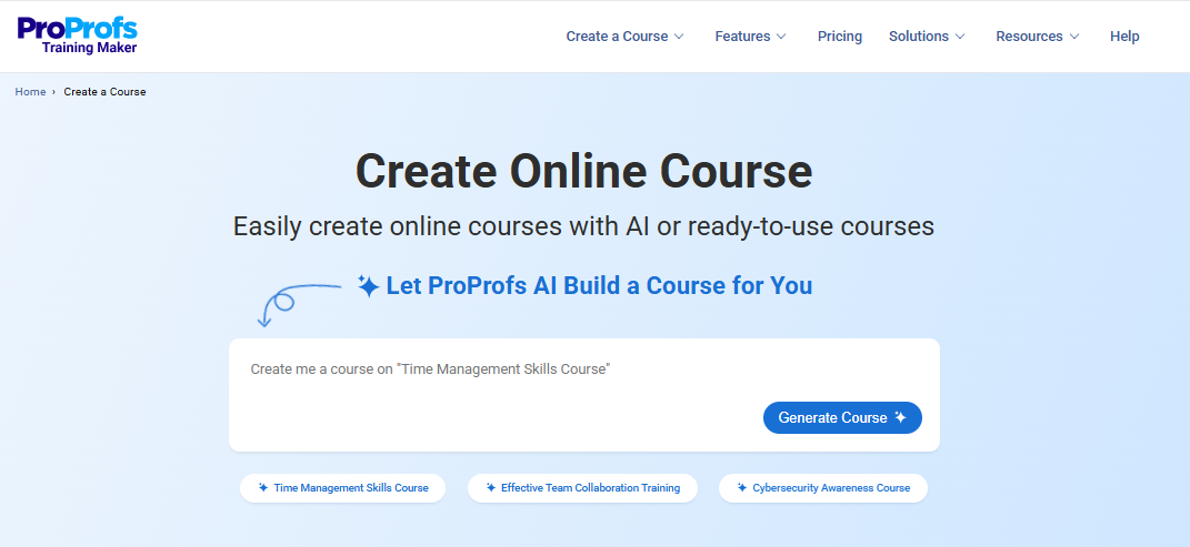 ProProfs LMS