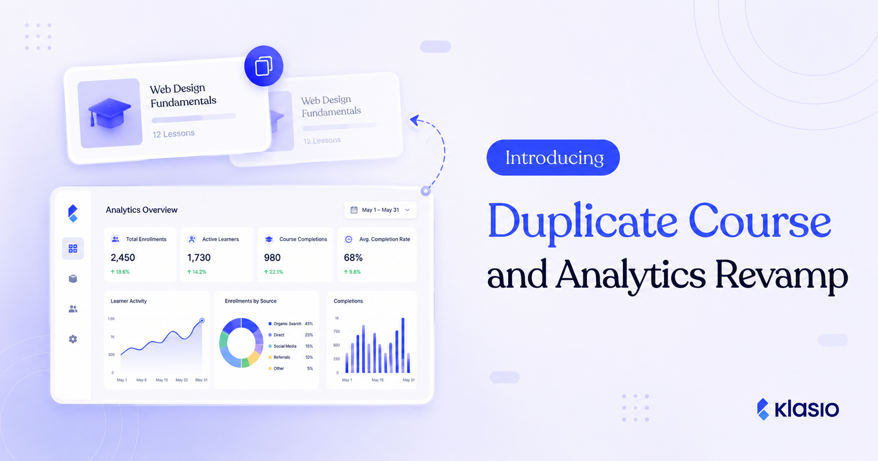 Introducing Duplicate Course and Analytics Revamp